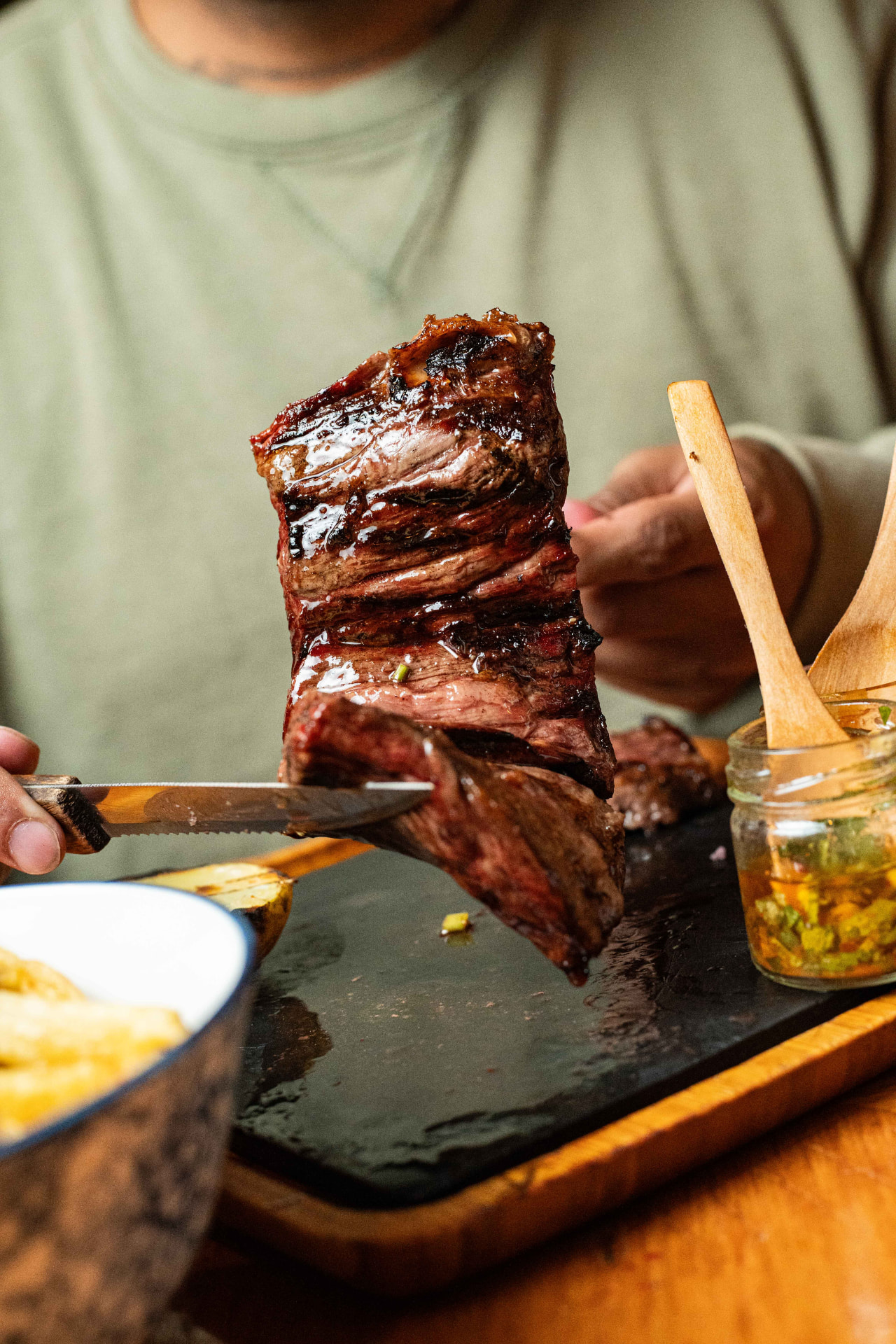 Carne a la parrilla en Parra Grill, asador argentino en l'Eixample Barcelona (2)